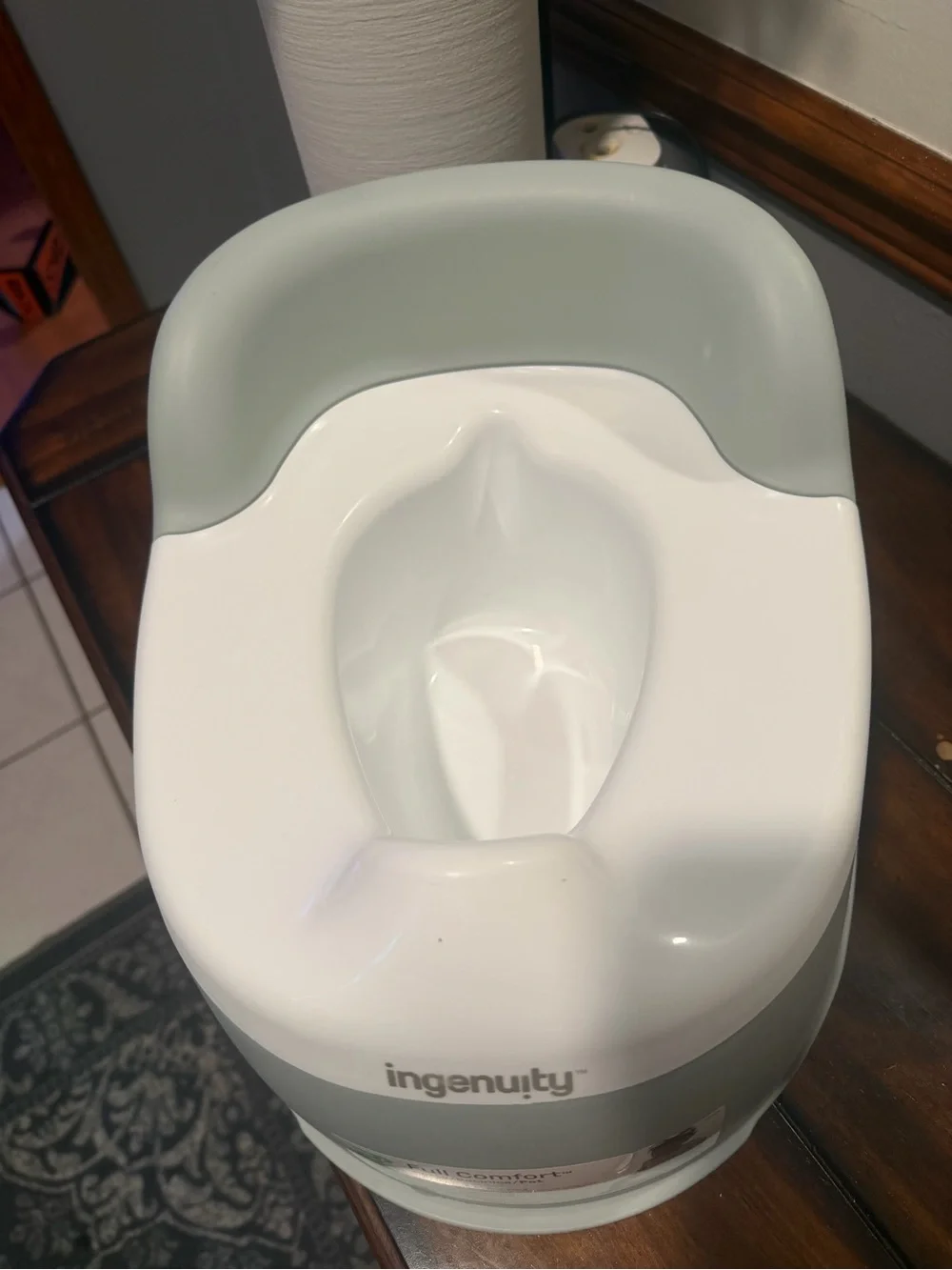 Ingenuity Full Comfort Potty - Sage/White